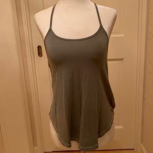American Eagle Outfitters green flowy tank top